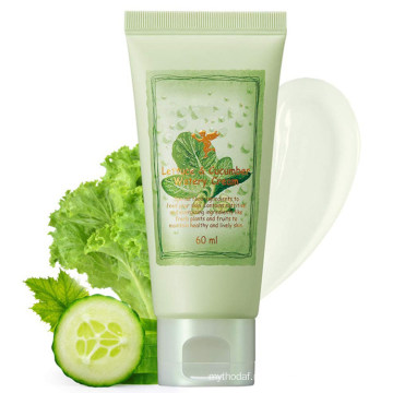 Водяной крем для кожи с листьями салата и огурца Natural Formula Охлаждающий и успокаивающий крем для лица